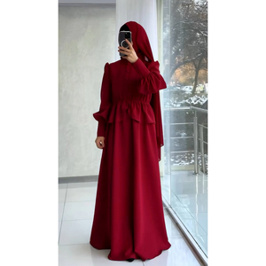 Verified Supplier Red Muslim Bridal Wedding Dress Big Train Tail Design |  Alibaba.com