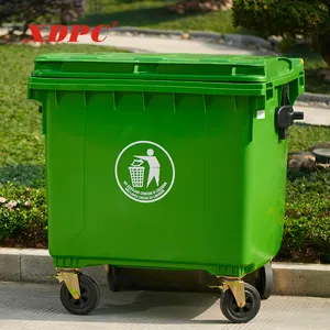 Xdpc Grote Maat 1100 Liter Plastic Wheelie Afval Container Bin