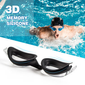 Gafas de natación personalizadas para hombres/mujeres 100%, Copas de silicona de alta calidad, correas, antivaho, impermeables, PC, directo de fábrica - Product Image 3