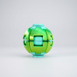 Balle anti-stress imprimée en 3D, jouet rotatif multicolore, gyroscope à presser, gadget de bureau pour soulager l'anxiété, jeu sensoriel - Product Image 5