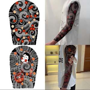 Alta calidad impermeable <span class=keywords><strong>media</strong></span> <span class=keywords><strong>manga</strong></span> <span class=keywords><strong>tatuaje</strong></span> temporal pegatina no tóxico de larga duración <span class=keywords><strong>para</strong></span> hombres y mujeres - Product Image 1