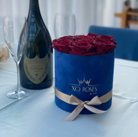 Boîtes Cylindriques Rondes de Luxe en Velours Doux et Daim Beige Gris pour Fleurs, Boîtes à Chapeau en Carton pour Roses avec Logo Personnalisé