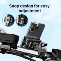 Support de téléphone pour vélo en gros, anti-vibration, pour moto, fixation guidon, verrouillage automatique en un clic pour VTT, vélo de route, iPhone et Android