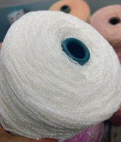 250g Metallic Yarn for Hand Knitting Shinny Hollow Knit Yarn Fly Tying Material Nymph Body Material Crystal Flash Braid