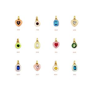 Fourneau de gravure de cristaux en acier inoxydable pour pendentifs DIY, style européen-américain, gravure de décembre, électroplaqué sous vide couleur or 18 carats - Product Image 5