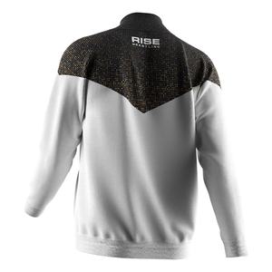 Veste zippée noire de sport d'hiver pour hommes, nouvelle conception, sublimation de haute qualité, lutte - Product Image 4