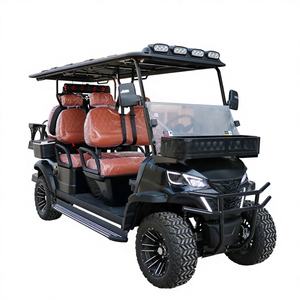 Voiturette de golf électrique 3-4 places certifiée CE, légère en métal, idéale pour les petits complexes hôteliers et villas, rangement facile, écologique, autonomie 50-70 km - Product Image 1