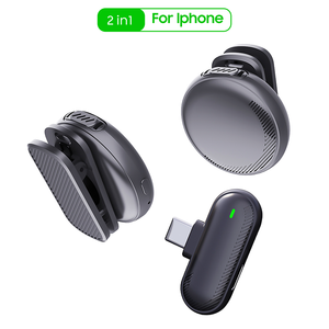 Micrófono Lavalier Inalámbrico SX19, Grabación en Vivo al Aire Libre, Entrevistas, Vlog, Reducción <span class=keywords><strong>de</strong></span> Ruido Magnética, Portátil <span class=keywords><strong>para</strong></span> Android - Product Image 2