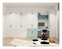 Style moderne Contreplaqué Mdf Chambre d'enfant Chambre d'enfant Armoire et bureau Bureau Table Design