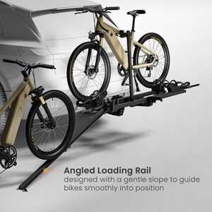 <span class=keywords><strong>Portabici</strong></span> da Gancio Traino CBR10-22H per 2 Bici Elettriche, Design Pieghevole, Supporto per E-Bike con Barra Inclinata per Auto, Camion, <span class=keywords><strong>SUV</strong></span> - Product Image 1