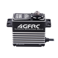 Servo AGFRC A81FHX 54KG de Súper Torque, 0.082 Segundos de Alta Velocidad, Carcasa CNC, Engranaje de Acero Resistente, 4 Polos, Estándar BLS para RC Todoterreno