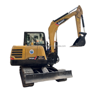 Precio bueno SANY SY55C Excavadora hidráulica usada SANY excavadora cuánto - Product Image 1