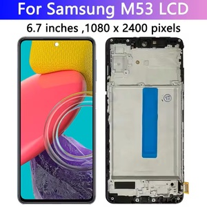 Pantallas LCD OLED de 6.3'' para teléfono móvil <span class=keywords><strong>Samsung</strong></span> <span class=keywords><strong>M53</strong></span> <span class=keywords><strong>5G</strong></span> M536B SM-M536B/DSN, digitalizador de pantalla táctil, en oferta. - Product Image 1