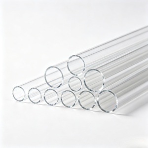 Tube en acrylique fumé noir, profil plastique rond extrudé de 90 mm pour équipement électrique industriel - Product Image 4