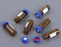 Flacons en verre chromatographique ambré de 1,5 ml avec graduation