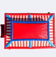 Stand de jeu gonflable écologique pour enfants, jeu de lancer d'anneaux pour fête en plein air, foire, amusement, taille personnalisable