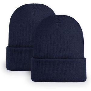 Knit Cuffed Plain Beanies Unisex Adult <b>Winter</b> Hat Soft Warm Outdoor Fashion Slouchy Skully <b>Cap</b> 100% Acrylic - Product Image 1