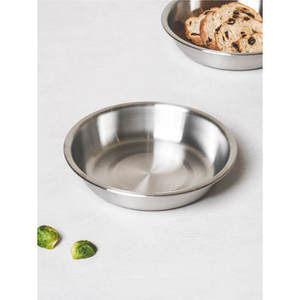 Plaque circulaire en verre inoxydable moyenne pour la cuisson des plats et des casseroles - Product Image 1