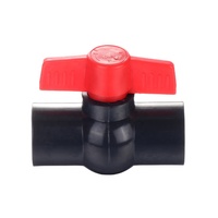 1/2 "à 8" Lien de tuyau d'eau Nouveau matériau Plastique Pvc Vanne à boisseau sphérique compacte