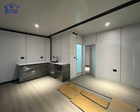 Maisons conteneurs avec véranda, maison conteneur maritime avec patio, kit de maison préfabriquée, cabane préfabriquée, mini-maison, maison mobile préfabriquée