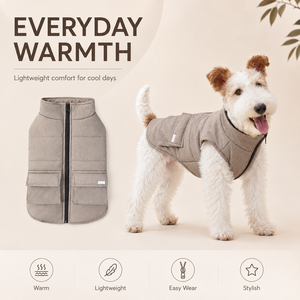 Veste de luxe personnalisée pour chien, vêtements classiques chauds d'hiver pour chat et chiot, tapis de couchage, équipement, vente en gros, OEM personnalisé - Product Image 1