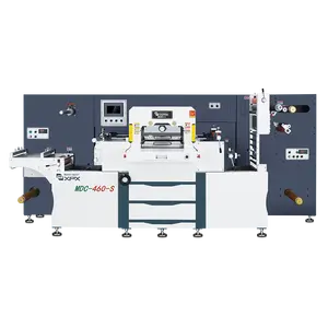 Máquina troqueladora de etiquetas adhesivas de superficie plana estándar, Unidad de estación de una, máquina cortadora rotativa, 1 unidad