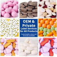 Tablet Multivitamin OEM yang Dapat Disesuaikan dengan Vitamin A, C, D, E & Seng, Hipoalergenik, Bersertifikat CE, Umur Simpan 2 Tahun
