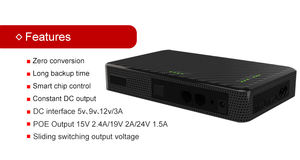 SKE 미니 DC 45W <span class=keywords><strong>UPS</strong></span> POE-45N 100-240V 입력 POE 15V 19V 24V DC 5V 9V 12V 네트워크 장비용 미니 <span class=keywords><strong>UPS</strong></span> - Product Image 2