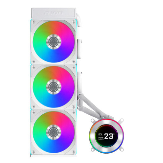 Lian Li HydroShift II LCD-C 360TL RGB Liquid CPU Cooler 360mm AIO 3X 120 RGB Fans 2.1 IPS LCD Screen 3 Mode Flexible Tubes Clamp
