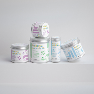 Boîte en aluminium de qualité supérieure pour compléments alimentaires, emballage recyclable de qualité alimentaire, conception personnalisée prise en charge, pot à capsules 200 ml 250 ml - Product Image 1
