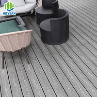 Terrasse en composite Wpc 3m 4m en stock Planche de plancher en bois de jardin Panneaux de plancher en Wpc utilisés terrasse en composite extérieur gaufrage 3D