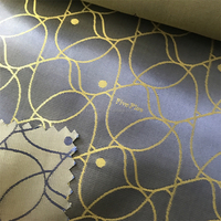 Tissu de doublure extensible jacquard à logo lettre en sergé uni, mélange rayonne, viscose et polyester, pour costumes et manteaux rembourrés, vente en gros