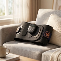 Ceinture de massage EMS professionnelle en tissu de plongée avec 16 niveaux d'intensité pour le soutien abdominal, idéale pour le sport et la récupération