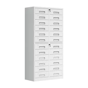 Factory direct sale steel 24 drawers office document storage cabinet