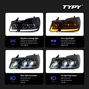 Conversions de phares à LED pour Lexus LX470 1998-2007 avec feux de jour et clignotants séquentiels. - Product Image 4