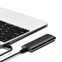 Kandang eksternal paling cepat 2TB PCIe3.0 NVME 3.0 128GB 256GB 512GB 1TB untuk komputer Laptop Gaming nvme m2 hard drive 1tb
