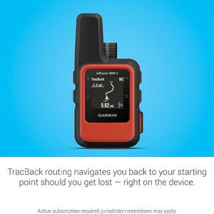 Communicateur satellite Garmin inReach Mini 2 Orange, appareil compact pour la randonnée - Product Image 3