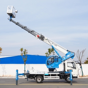 Camión <span class=keywords><strong>con</strong></span> <span class=keywords><strong>Plataforma</strong></span> Aérea Hidráulica HOWO de 28m Personalizable para Trabajos de Limpieza de Edificios - Product Image 4