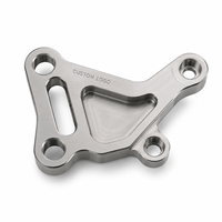 Support d'étrier de frein de moto en acier inoxydable haute précision, usinage CNC, pièces de rechange pour moto de course, logo personnalisé