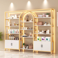 Étagère de présentation cosmétique pour salon de beauté, mobilier de salon de coiffure, mannequin pour présentoir de perruques