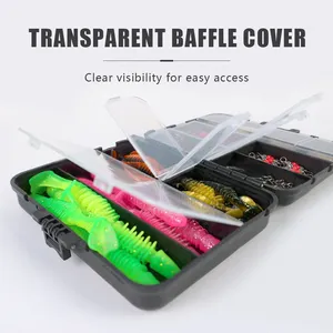 Lushzer 68 cái/bộ câu cá lure Kit mềm nhựa giun móc xoay Brass Bullet sinkers Texas Rig Carolina Rig Set Bass cá hồi - Product Image 5