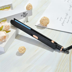 مكواة شعر كهربائية سيراميكية احترافية من إن بي وايد مع شاشة إل إي دي ودرجات حرارة متعددة تصل إلى 200 درجة مئوية للاستخدام الخارجي والفنادق والمنازل - Product Image 3