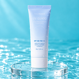 Crème solaire apaisante pour le visage SPF 50+ PA++++ Centella Céramide OEM ODM - Product Image 6