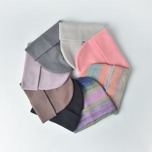 Gorro de punto 100% algodón puro estilo coreano transfronterizo, gorro de lana versátil para otoño e invierno, gorros cálidos para el frío, tendencia para hombres y mujeres - Product Image 5