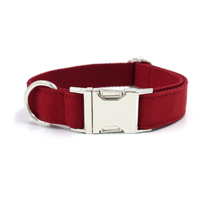 Nuevo Diseño de <span class=keywords><strong>Collar</strong></span> Ajustable de Terciopelo Rojo para Perro, Conjunto de Correa y Corbatín, Grabado Personalizado, <span class=keywords><strong>Collar</strong></span> Antipérdida para Perros de Todos los Tamaños - Product Image 3