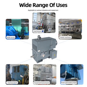 มอเตอร์อะซิงโครนัสแรงดันสูง YPKK 2 โพล 200KW~1800KW IP55 3000 รอบต่อนาที 6000V มอเตอร์ไฟฟ้ากระแสสลับ ปรับความเร็วรอบด้วยระบบควบคุมความถี่ - Product Image 4