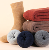 Chaussettes en laine mérinos épaisses et longues pour l'hiver, respirantes et décontractées, pour hommes et femmes, commande minimum de 5 paires