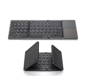 New Trending Promotion Portable Folding Keyboard Qwerty Foldable Wireless Keyboard with Touchpad for Smartphone Tablet - Product Image 3