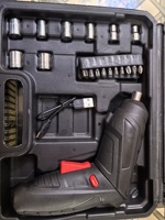 Mini tournevis sans fil pliable de type pistolet, rechargeable par USB, tournevis électrique réversible, outil de réparation domestique