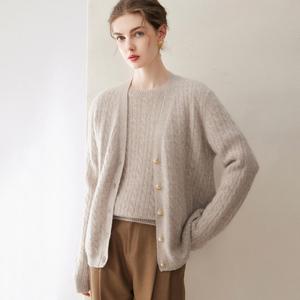 Maglione in Cashmere 100% per <span class=keywords><strong>Donna</strong></span>, Nuovo Cardigan Casual Autunno-Inverno, Ordini all'Ingrosso per Aziende - Product Image 5